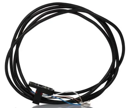 Produktfoto 1 von RS PRO PU05M Gabel Optischer Sensor, Einweglichtschranke, NPN Schließer/Öffner Ausgang, PVC-Kabel