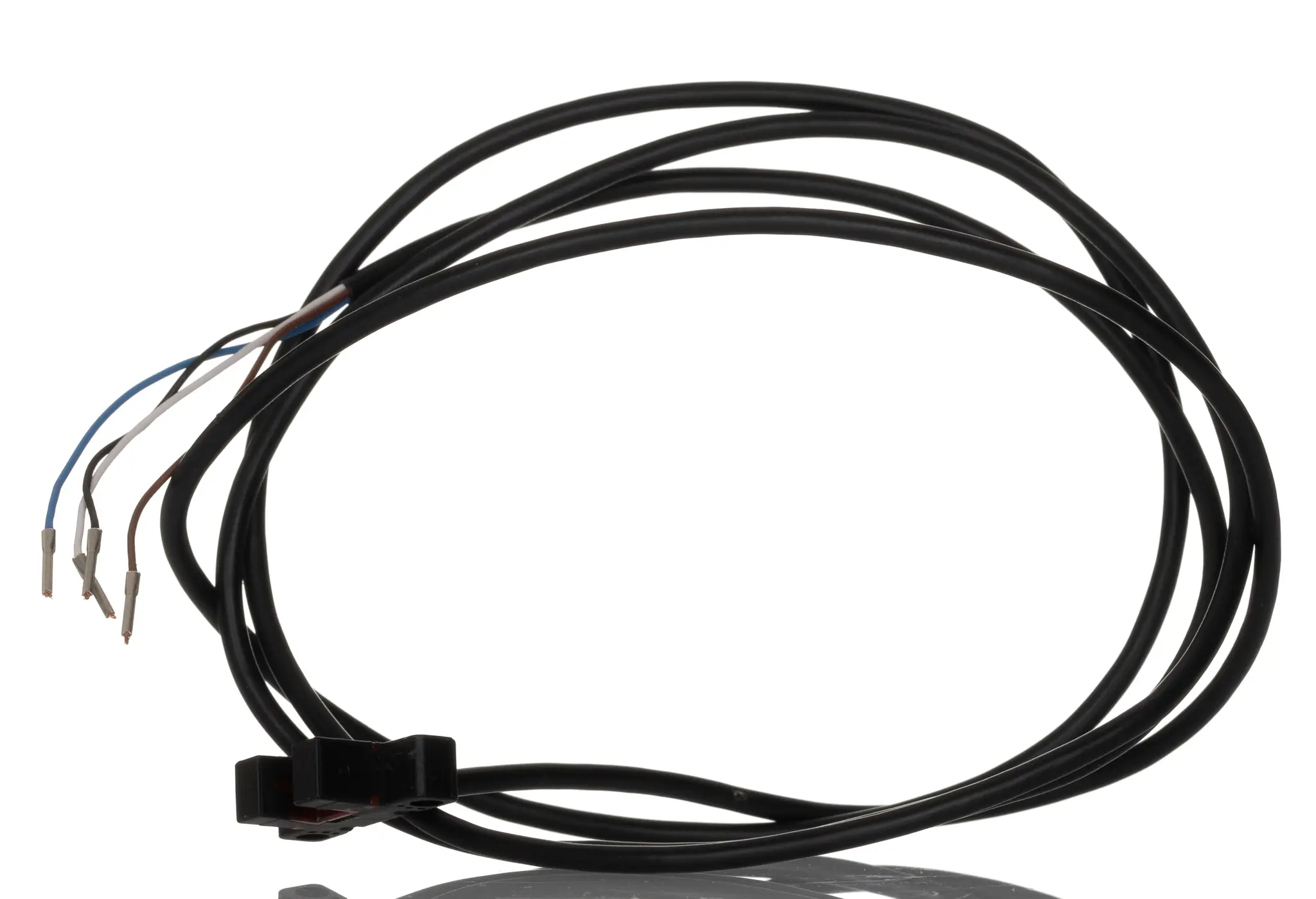 Produktfoto 1 von RS PRO Optischer Sensor, Durchgangsstrahl, Bereich 5 mm, NPN NONC Ausgang, Anschlusskabel, Hell-/dunkelschaltend