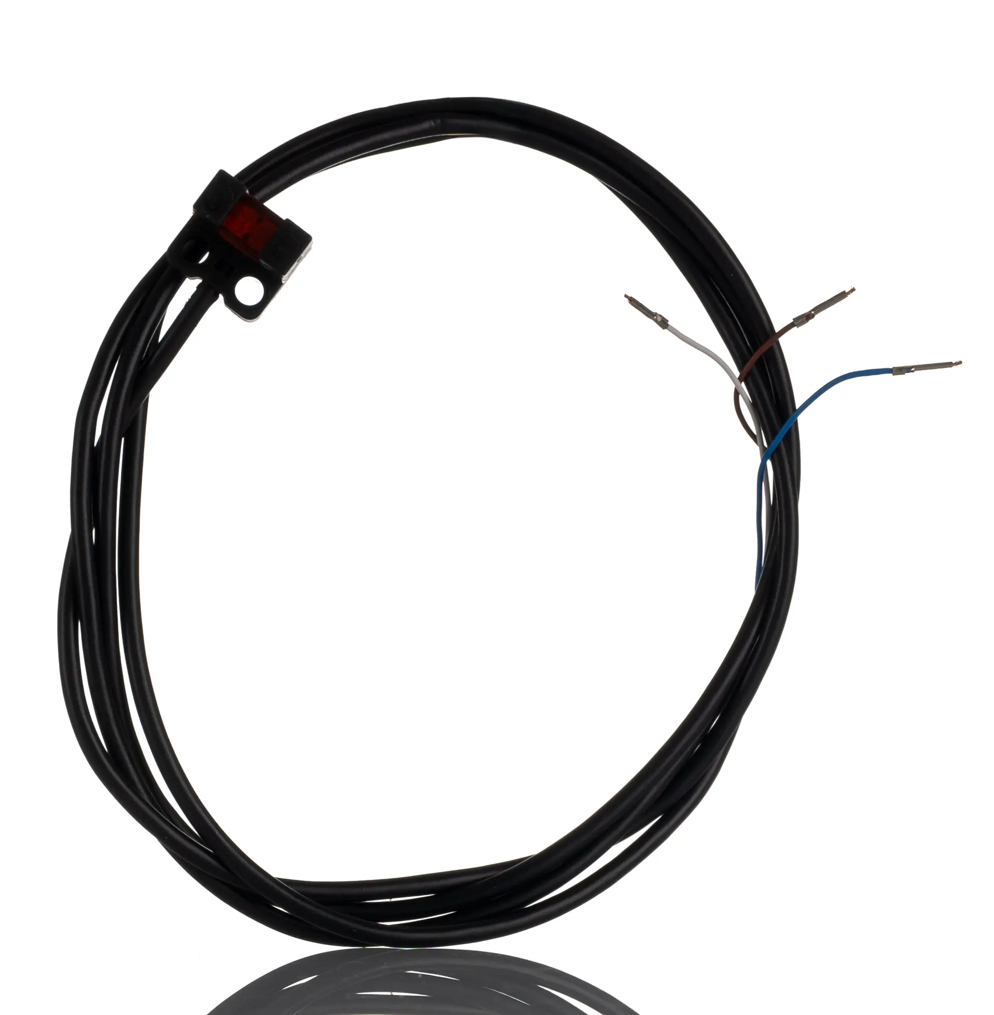 Produktfoto 1 von RS PRO Optischer Sensor, Durchgangsstrahl, Bereich 5 mm, PNP NONC Ausgang, Anschlusskabel, Hell-/dunkelschaltend