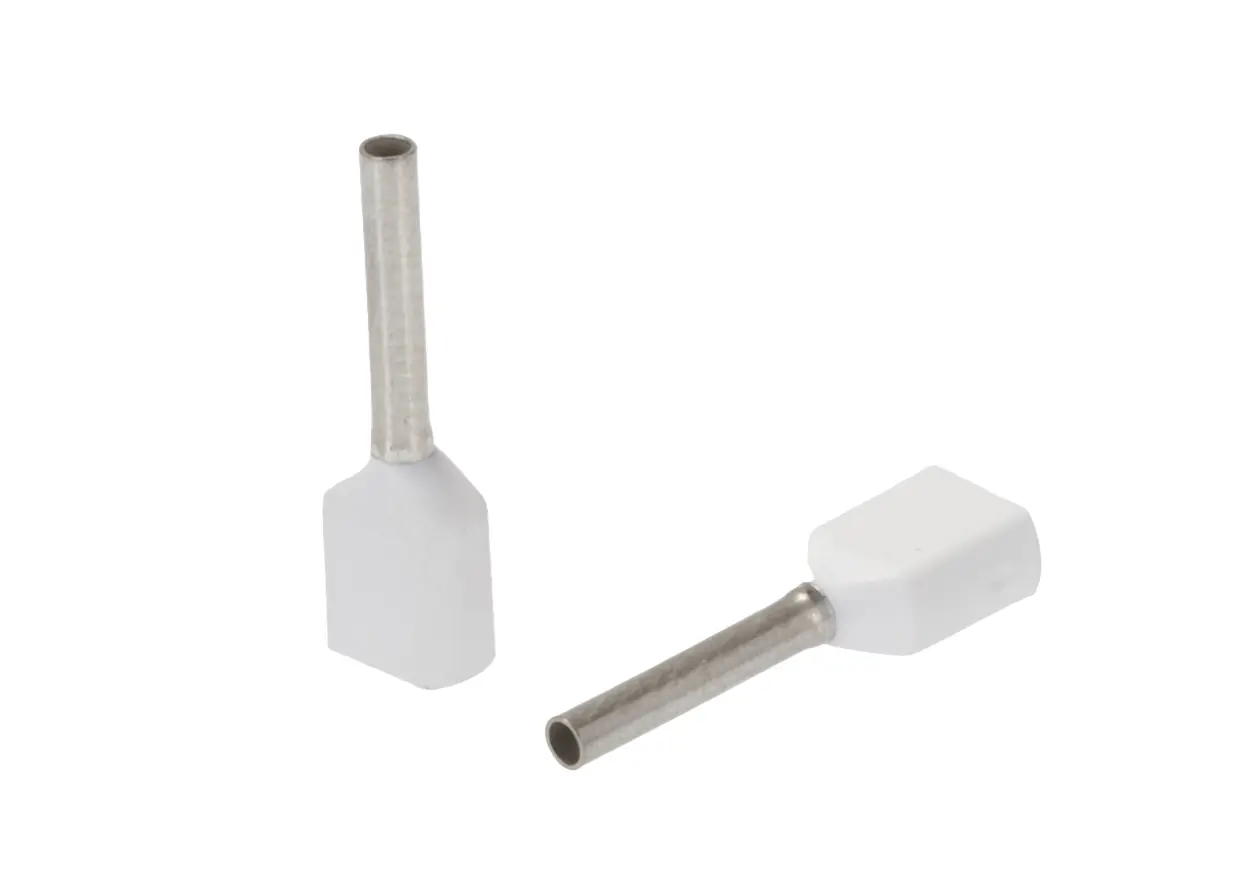 Produktfoto 1 von Phoenix Contact Aderendhülse, Stift ø 1.5 mm, Weiß, Kunststoff, 17 mm, 17 mm, Isoliert, 20 AWG max.