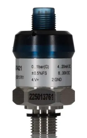 Produktfoto 1 von RS PRO M20 Überdruck Drucksensor 0 bar, 4 bis 20 mA 1 bar