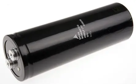 Produktfoto 1 von TDK B41456 Schraubanschlussklemme Kondensator 0.47 F ±20 % / 25V dc, Ø 76.9 mm x 220.7 mm x 76.9 mm, 85 °C