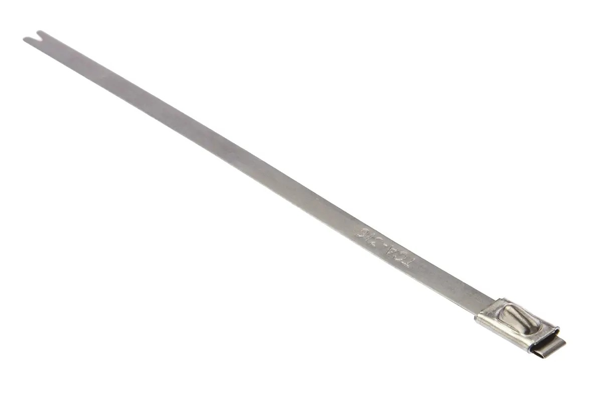 HellermannTyton MBT5S Edelstahl 316 Kabelbinder Kugelverschluss Metallisch 4.6 mm x 127 mm