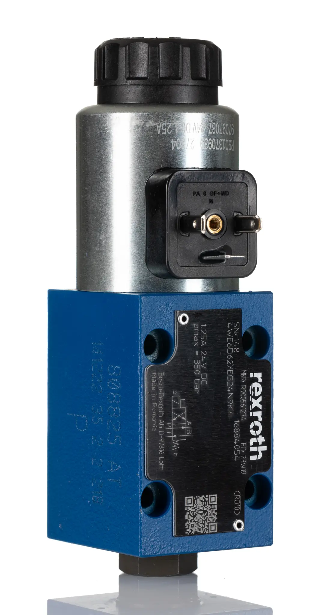 Produktfoto 1 von Bosch Rexroth, 3-Pos 4 Wegesteuerventil Typ Richtungsspule 230 V