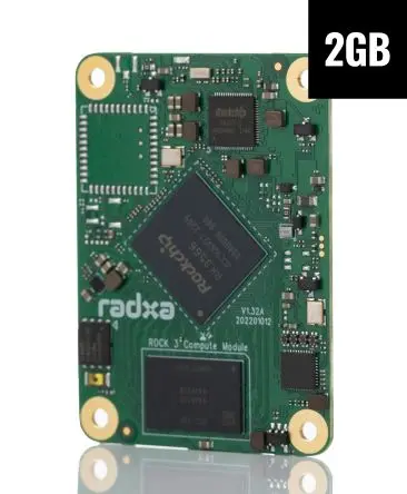 Produktfoto 1 von Okdo ROCK SBC – Board ROCK 3 Compute Module (CM3) 2 GB/16 GB Wi-Fi/BT