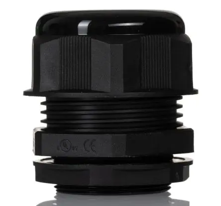 Produktfoto 1 von Hammond 1427NCG Kabelverschraubung, M40 Nylon Schwarz 22 mm/ 32 mm, IP68