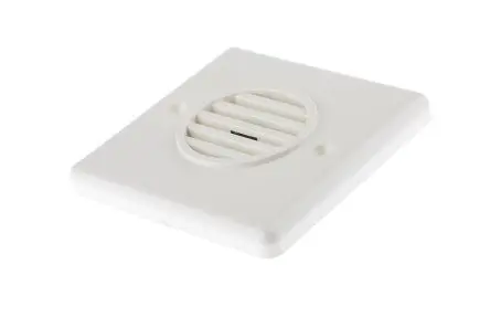 Produktfoto 1 von e2s Bedhead Elektronischer Signalgeber Wand IP32 24V 8-Ton 90 dB @ 1m, Weiß DC