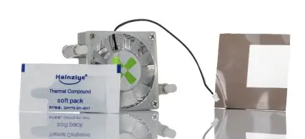 Produktfoto 1 von Okdo ROCK SBC – Zusatzplatine Lüfter und Kühlkörper für ROCK 5B Einplatinencomputer, Kühlung