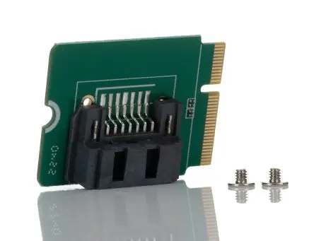 Produktfoto 1 von Okdo ROCK SBC – Zusatzplatine M.2 E Schlüssel zu SATA Breakout Board für ROCK EINPLATINENCOMPUTER, Schnittstelle