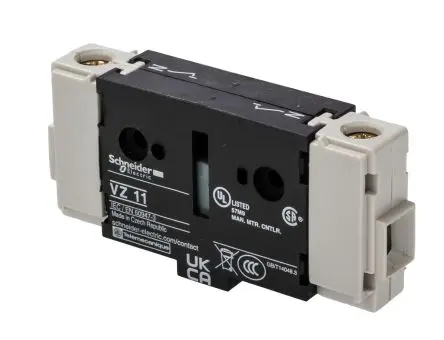 Produktfoto 1 von Schneider Electric TeSyS Vario Hilfskontakt 1-polig Seitlich, 1 Schließer mit Schraubanschlussklemme Anschluss 32 A,
