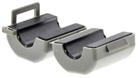 Produktfoto 1 von Essentra MSFC Ferrithülse, Typ Kabelkern, für Kabel-Ø 13.5 mm, A5, 82 Ω @ 100MHz Zum Öffnen 28 mm 29.6 mm 1