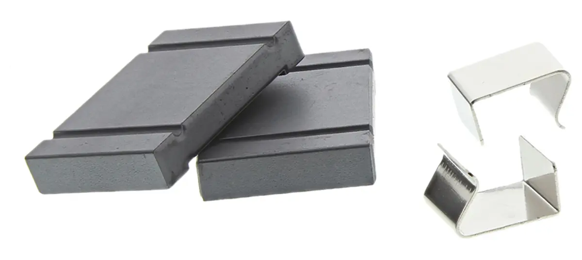 Essentra A5 Flachkabel-Ferrit Zum Öffnen bis 20 Adern 0.8 mm 26.6 mm