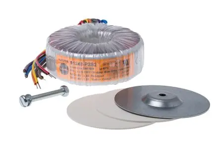 Produktfoto 1 von Nuvotem Talema Ringkerntransformator, Primär 230 V ac, 115 V / Sekundär 2 x 25 V ac 2 Ausg. 160 VA, 3.2A 1.5 kg 60 Hz