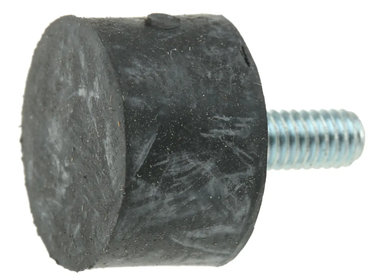 Produktfoto 1 von FIBET Gummi Vibrationsdämpfer, Außengewinde-Puffer M4, Ø 16mm x 22mm