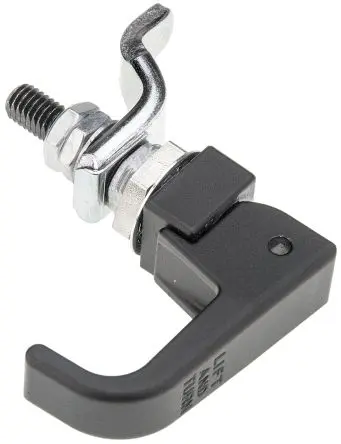 Produktfoto 1 von Southco Schwarz Sperrgriff, Kompressionsverriegelung, Zink, Oberfläche Pulverbeschichtet, 55 mm