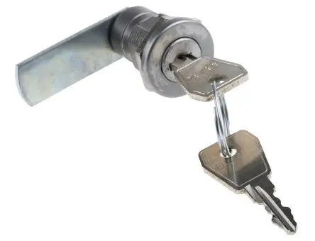 Produktfoto 1 von Euro-Locks a Lowe & Fletcher group Company Schrankschloss aus Kunststoff, Mit Schlüssel 22.6 mm, entsperrbar mit