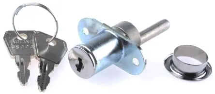 Produktfoto 1 von Euro-Locks a Lowe & Fletcher group Company Sockel-Schloss, Mit Schlüssel 22 mm, entsperrbar mit Schlüssel 17 mm