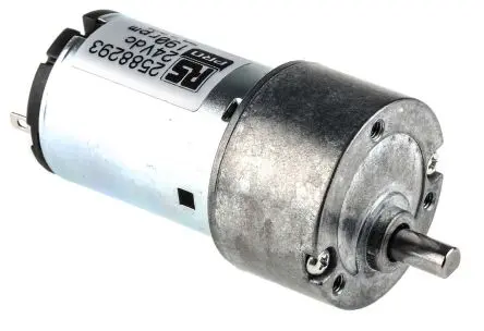 Produktfoto 1 von RS PRO IG33 M. Getriebe DC-Getriebemotor bis 10 Ncm 20:1, 24V dc, 190U/min, Wellen-Ø 5 mm, 27.7mm x 57.8 mm x 9.5 mm