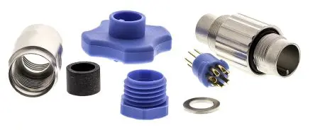 Produktfoto 1 von TE Connectivity TRIAD 01 Subminiature Rundsteckverbinder Stecker 8-polig Stecker 1A Kabel IP65