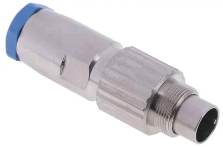 Produktfoto 1 von TE Connectivity TRIAD 01 Subminiature Rundsteckverbinder Stecker 4-polig Stecker 3A Kabel IP65