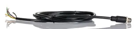 Produktfoto 1 von RS PRO CBM12, 8-polig Sensor-Betätigungselementkabel, Gerade Stecker / Nicht abgeschlossen Nicht abgeschlossen, Länge 2