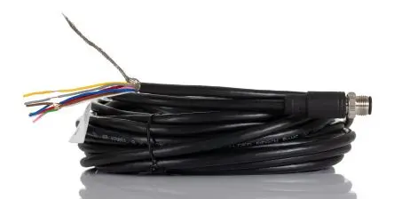 Produktfoto 1 von RS PRO CBM12, 8-polig Sensor-Betätigungselementkabel, Gerade Stecker / Nicht abgeschlossen Nicht abgeschlossen, Länge 10