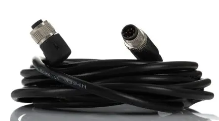 Produktfoto 1 von RS PRO CDF12R, 8-polig Sensor-Betätigungselementkabel, Rechtwinklig Buchse 8 / M12 Stecker, Länge 5 m