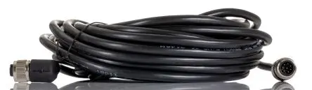 Produktfoto 1 von RS PRO CDF12R, 8-polig Sensor-Betätigungselementkabel, Rechtwinklig Buchse 8 / M12 Stecker, Länge 10 m
