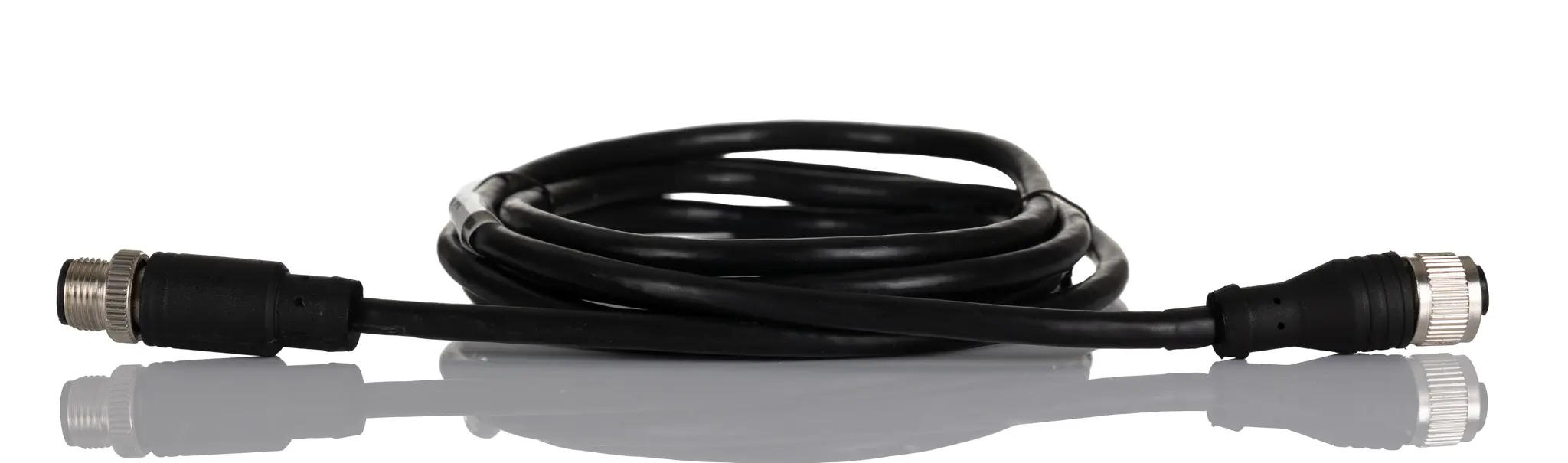Produktfoto 1 von RS PRO CDF12S, 5-polig Sensor-Betätigungselementkabel, Gerade Buchse 5 / Gerade Stecker, Länge 2 m
