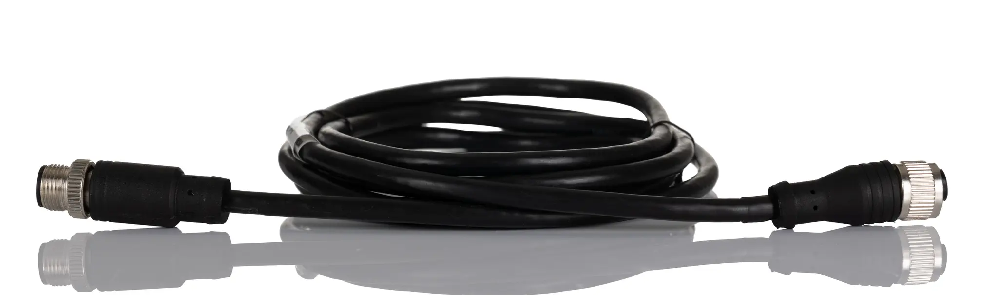 Produktfoto 1 von RS PRO CDF12S, 5-polig Sensor-Betätigungselementkabel, Gerade Buchse 5 / Gerade Stecker, Länge 2 m