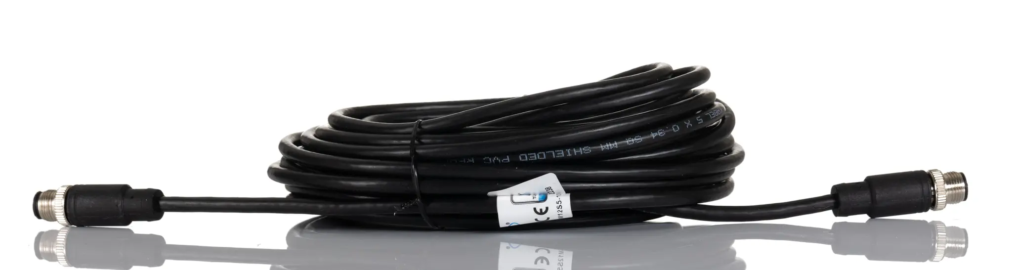 Produktfoto 1 von RS PRO CDM12S, 5-polig Sensor-Betätigungselementkabel, Gerade Stecker 5 / Gerade Stecker, Länge 10 m
