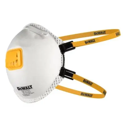 Produktfoto 1 von DeWALT DXIRFFP3 Staubschutzmaske mit Ventil FFP3 CE Weiß Eingegossen