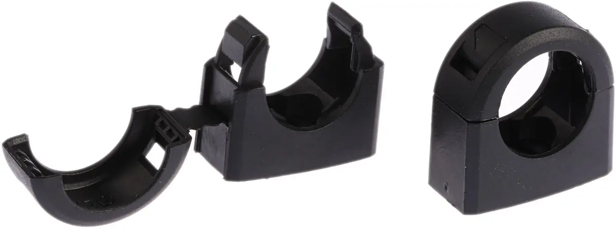 Produktfoto 1 von Adaptaflex ACB Nylon 6.6 Kabelrohr Befestigung Schutzrohrclip 20 mm Schwarz