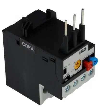 Produktfoto 1 von RS PRO Thermisches Überlastrelais, / 1A 5.4 W 1 Schließer/1 Öffner, 4000V ac / 1A