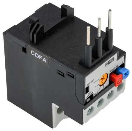 Produktfoto 1 von RS PRO Thermisches Überlastrelais, / 1.6A 5.4 W 1 Schließer/1 Öffner, 4000V ac / 1.6A
