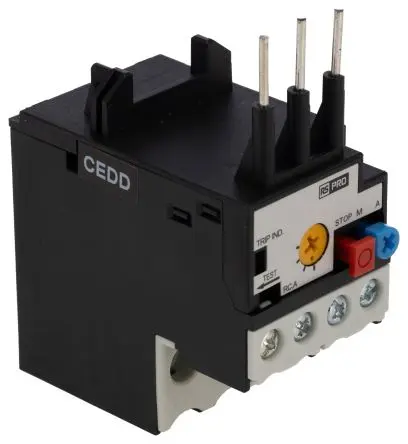 Produktfoto 1 von RS PRO Thermisches Überlastrelais, / 16A 5.4 W 1 Schließer/1 Öffner, 4000V ac / 16A