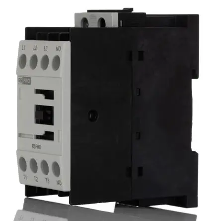 Produktfoto 1 von RS PRO Schütz 110V ac-Spule, 1-polig, 500V / 4 A 24V 4 Schließer Elektromechanisch 4-Hilfskontakte