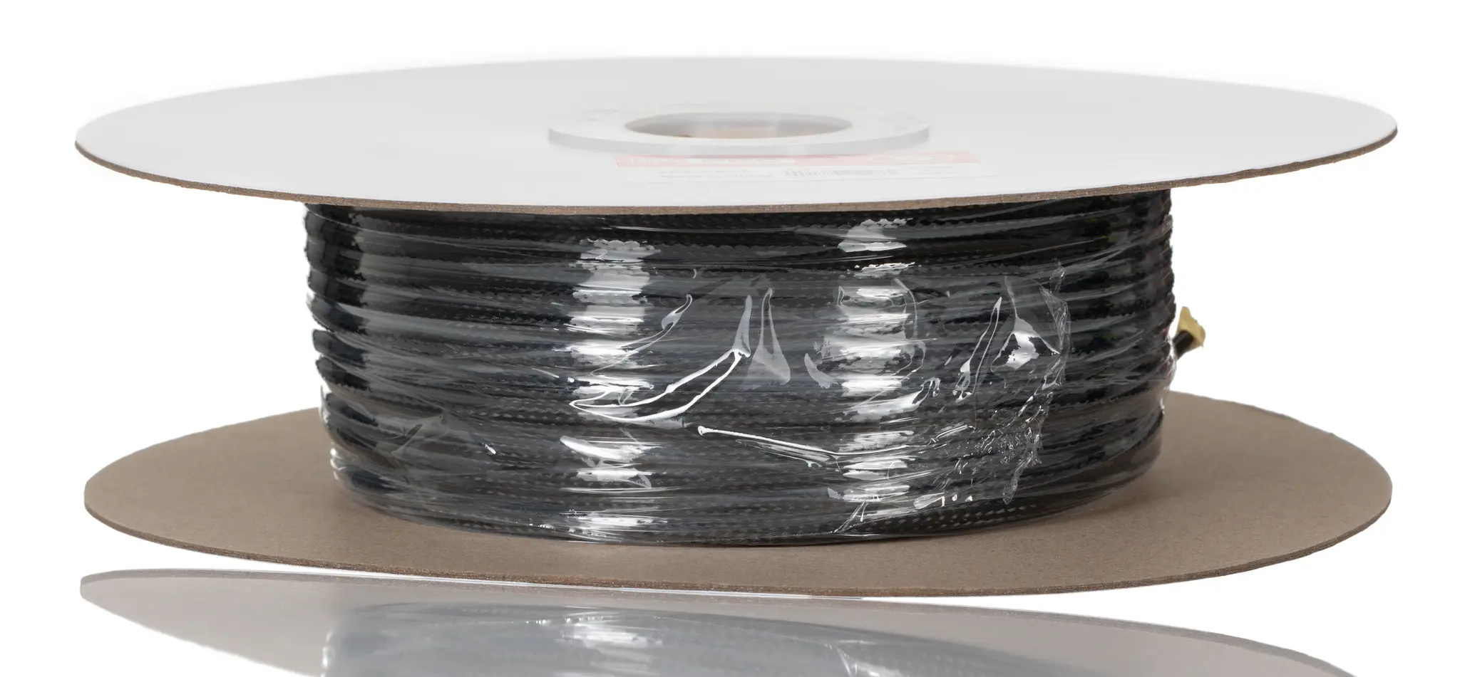 Produktfoto 1 von RS PRO Kabelschlauch Schwarz PET für Kabel-Ø 3mm bis 7mm, Länge 100m Umflochten Dehnbar
