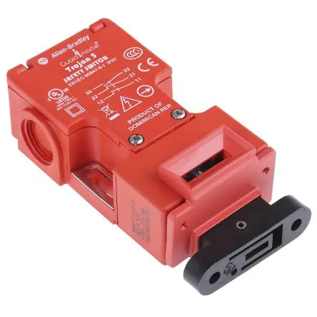 Produktfoto 1 von Allen Bradley Guardmaster 440K Sicherheits-Verriegelungsschalter Schlüssel Verriegelung Betätiger inklusive 2 Öffner