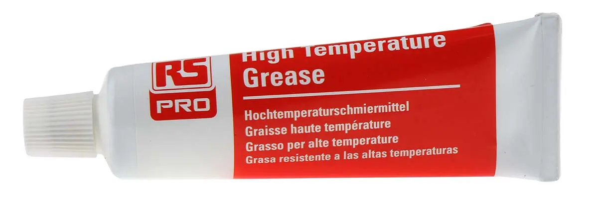 Produktfoto 1 von RS PRO RS PRO Hohe Temperatur Hochtemperaturfett Beige -20 °C bis 250 °C, Rohr 50 ml