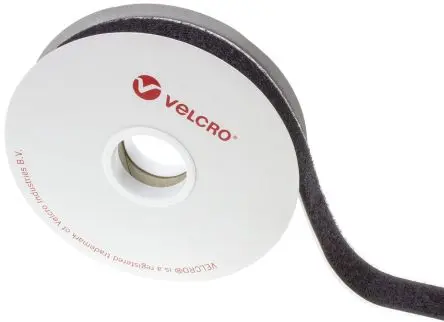 Produktfoto 1 von Velcro Schlaufenband, 20mm x 5 m, Schwarz