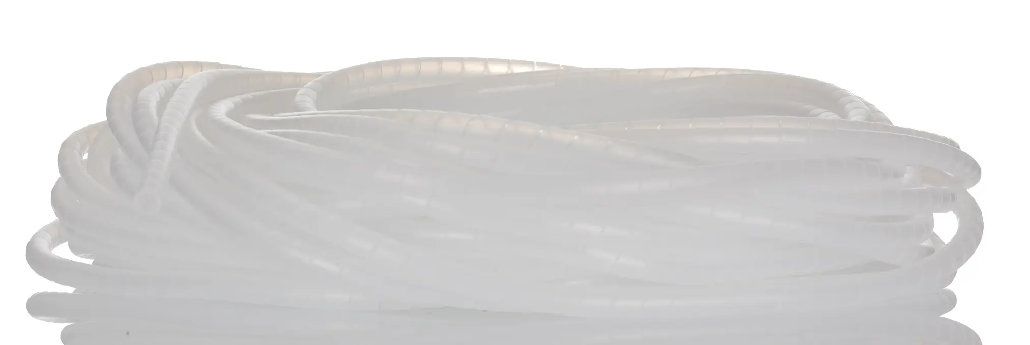 Produktfoto 1 von HellermannTyton SBPE Spiral-Kabelumwicklung / 40 mm Polyethylen Natur, für Kabel-Ø 7.5 mm bis 40 mm, Länge 30 m