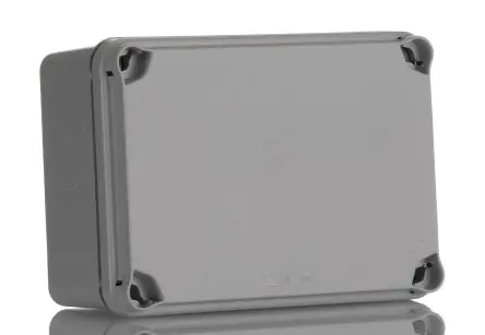 HellermannTyton EL Polystyrol Abzweigdose Grau IP67 Breite 78mm Höhe 116 mm Länge 162 mm