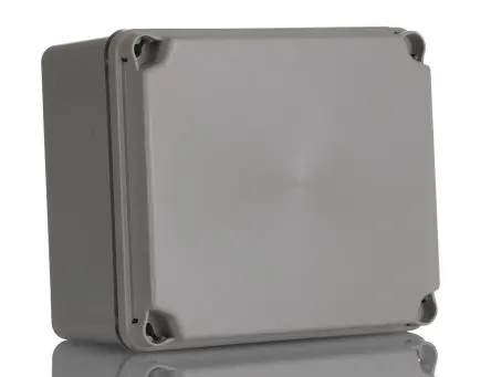 Produktfoto 1 von HellermannTyton EL Polystyrol Abzweigdose Grau IP67 Breite 179mm Höhe 100 mm Länge 155 mm