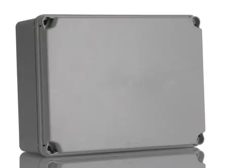 Produktfoto 1 von HellermannTyton EL Polystyrol Abzweigdose Grau IP67 Breite 95mm Höhe 180 mm Länge 241 mm