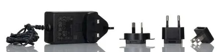 Produktfoto 1 von RS PRO 24 W 2519224 1 AC/DC-Adapter 2,5 x 5.5 Australien, EU, UK, US 1 A Austauschbares AC-DC-Netzteil, 24V dc