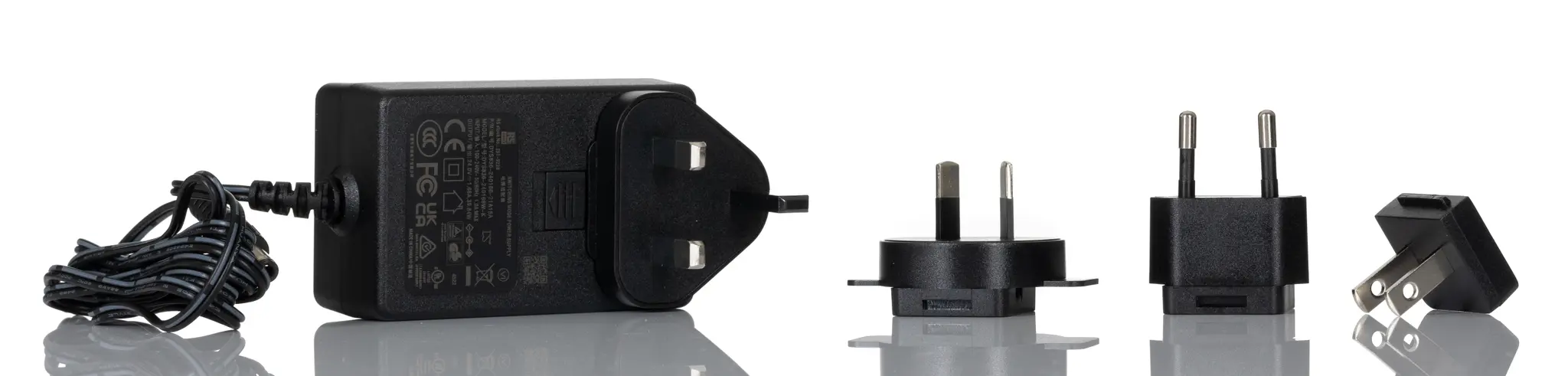 Produktfoto 1 von RS PRO Steckernetzteil Austauschbares AC-DC-Netzteil 40W, 100 → 240V ac, 24V dc / 1.66A , 2 Pin