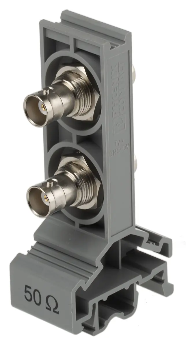 Produktfoto 1 von Phoenix Contact Koaxialsteckverbinder, 50 Ω, Gerade, 4 GHz, Koaxial Nennspannung
