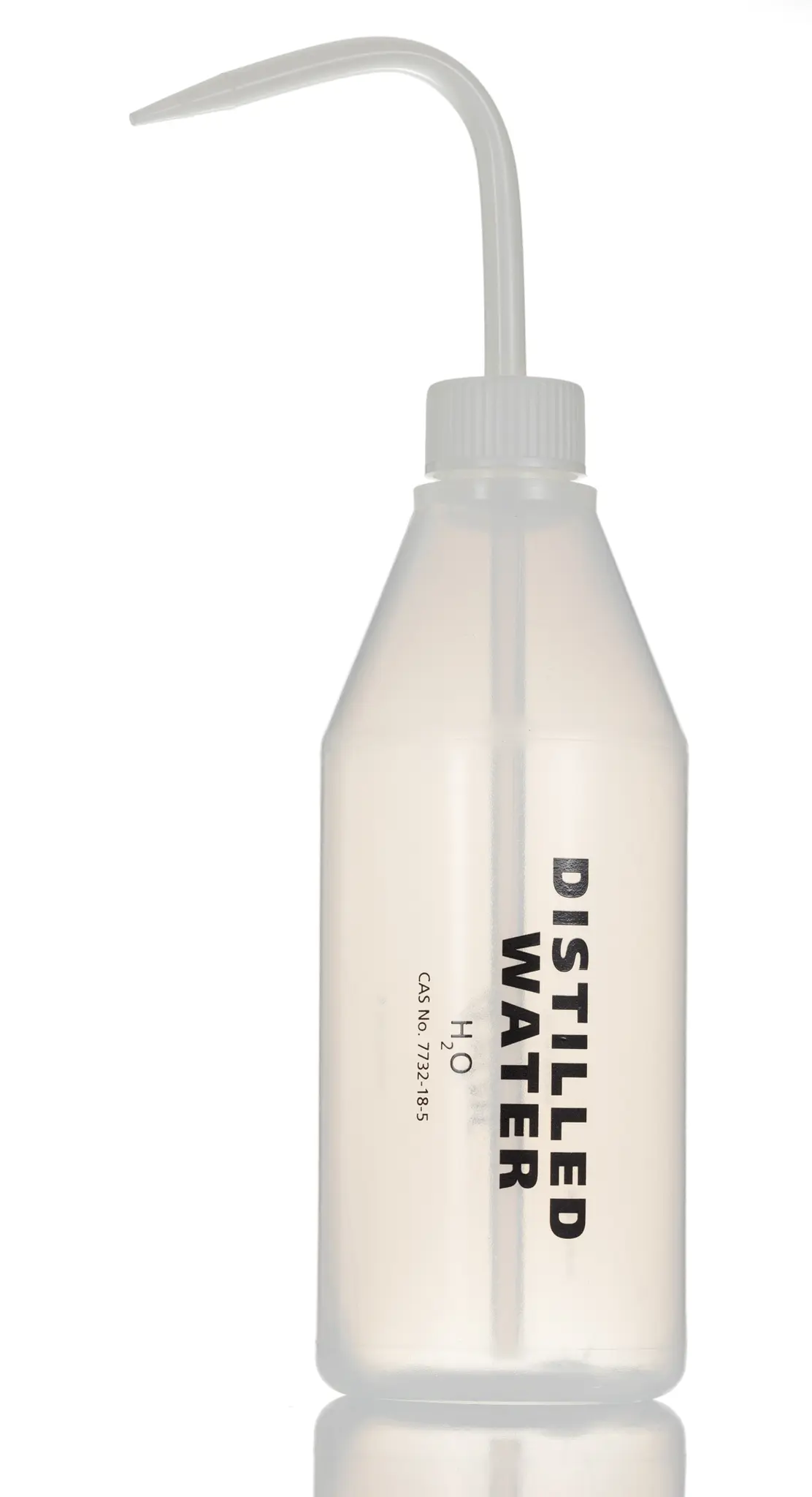 Produktfoto 1 von RS PRO Polyethylen Laborflasche 500ml, Ø 69 mm Spritzflasche Enghalsig