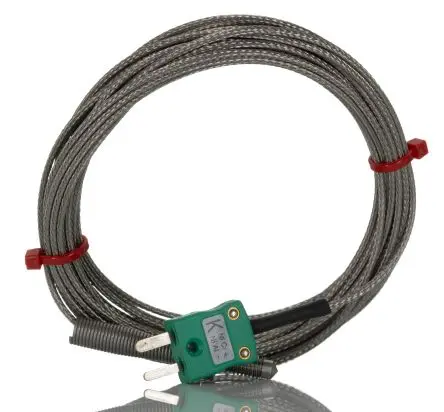 Produktfoto 1 von RS PRO Edelstahl Düsen-Thermoelement Typ K, Ø 6 mm x 1 m 0 °C → 350 °C
